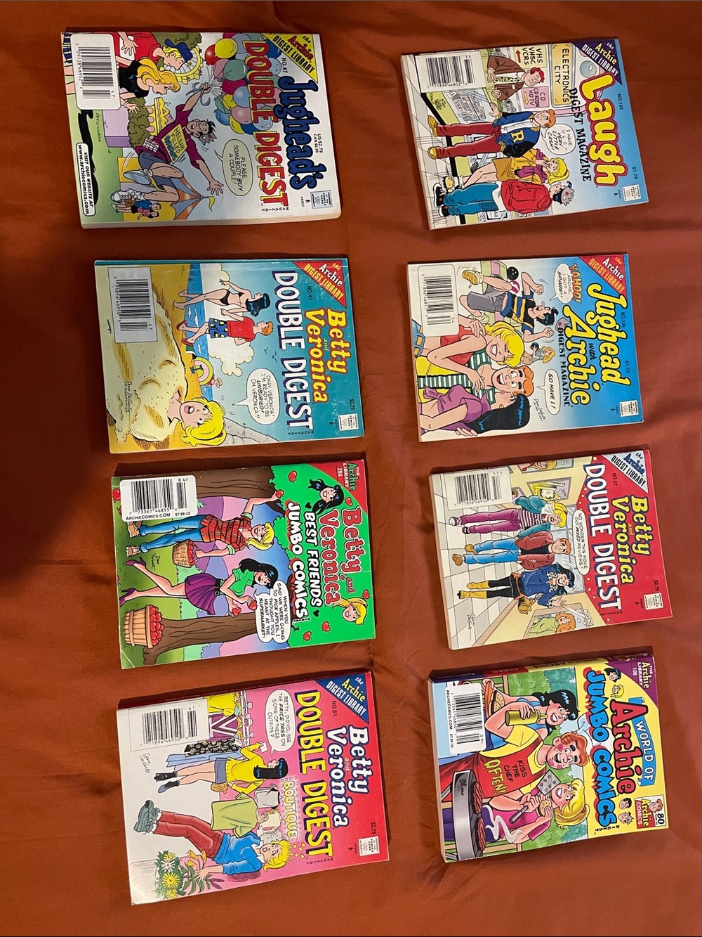 Betty & Veronica Double Digest Collection - Colorful Comic Set